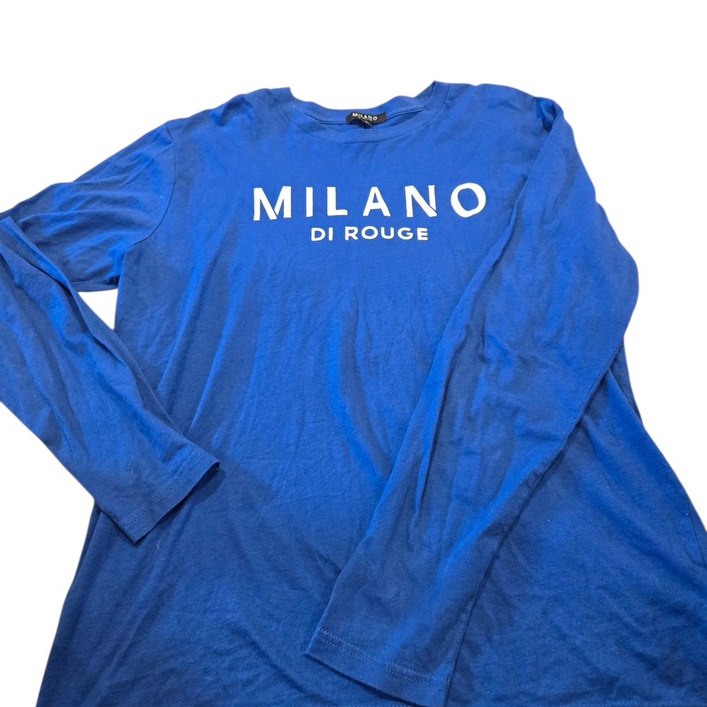 Milano Di Rouge Vibrant Blue Long Sleeve Tee